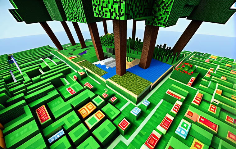 마인크래프트 코딩 튜토리얼 - **Prompt:** A young student, fully clothed and wearing glasses, enthusiastically coding in Minecraft...